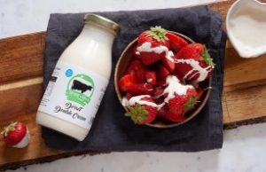 Meggy Moo Dorset Dble Cream Glass