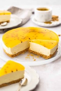 White Chocolate/Passionfruit Cheesecake