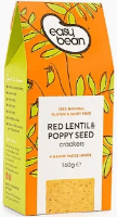 Red Lentil And Poppy Seed Crackers