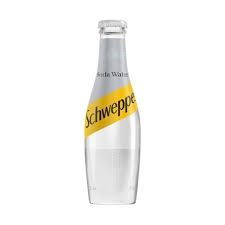 Schweppes Soda Water - Glass