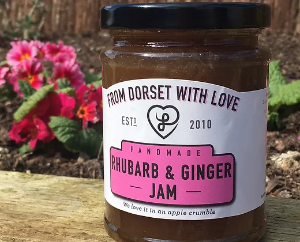 From Dorset With Love - Rhubarb & Ginger Jam