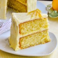 Tangy Orange & Lemon Gateaux