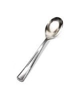 Plastic Teaspoon (Silver)