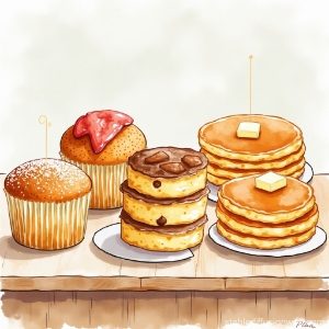 Muffins, Crumpets & Pancakes