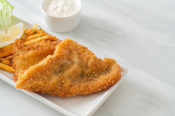 Breaded fish