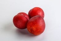 Fresh Red Plums